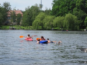 endlich im Wasser 